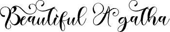 Beautiful Agatha шрифт