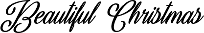 Beautiful Christmas 字体