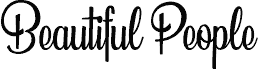 Beautiful People Personal Use