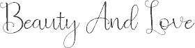 Beauty And Love ScriptFree