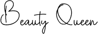 Podgląd czcionki Beauty Queen