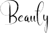 Beautyフォントのプレビュー