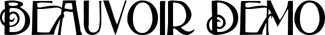 Preview of the Beauvoir Demo font
