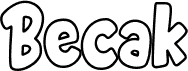 Becak Outline