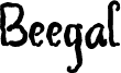Beegal Bold Demoフォントのプレビュー