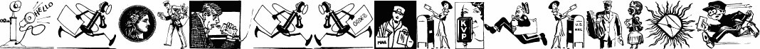Preview of the BeforeEmailAndTV font