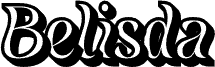 Preview of the Belisda-ExtrudeRight font