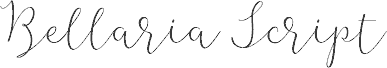 Bellaria Script Regular