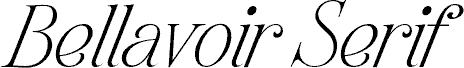 Bellavoir Serif PERSONAL USE Regular písmo