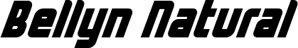 Bellyn Natural Italic