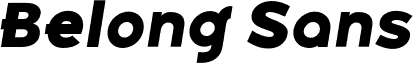 Belong Sans ExtraBoldItalic
