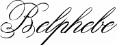 Preview of the Belphebe font