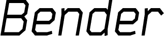 Bender-Italic