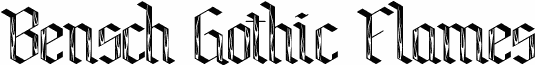 Bensch Gothic Flames