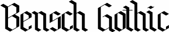 Bensch Gothic
