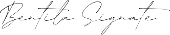 Bentila Signate font
