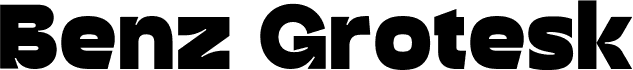 Benz Grotesk Heavy