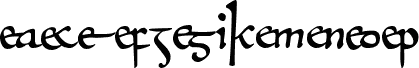 Preview of the Beowulf1Alt font