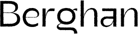 Berghan Rough Demo Regular