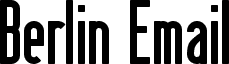 Berlin Email Bold