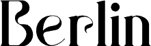 Berlin PERSONAL USE ONLY! font