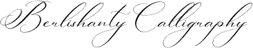 Berlishanty Calligraphy