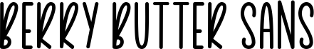 Berry Butter Sans