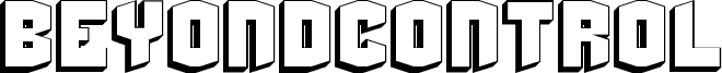 Preview of the BeyondControl font