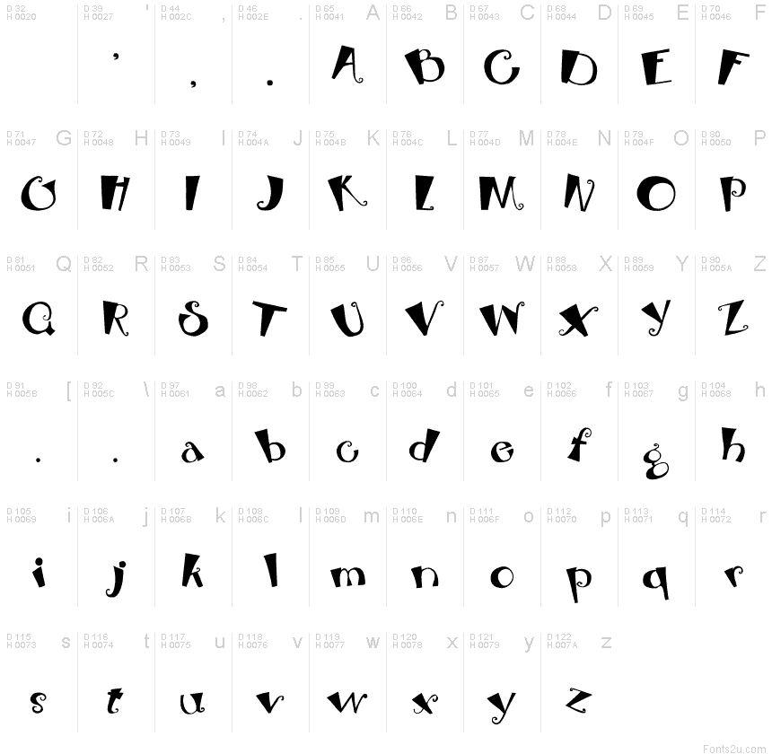 Beebop font | Fonts2u.com