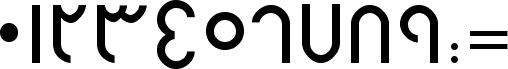 Preview of the B Helal font
