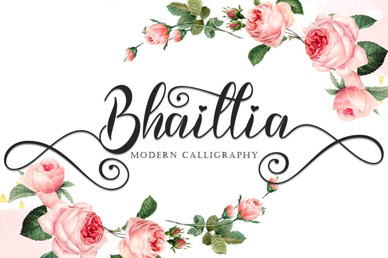 Bhaillia Schriftart