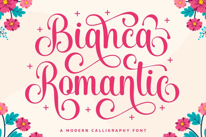 Bianca Romantic Шрифт