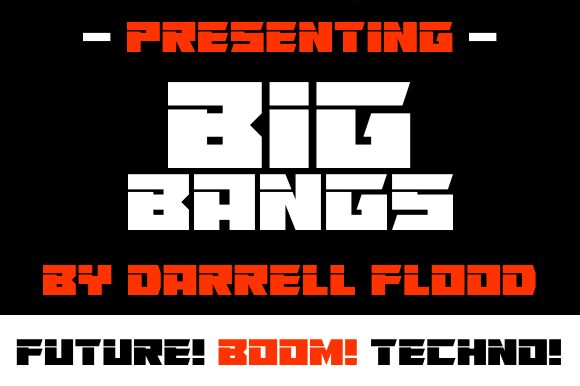Big Bangs Schriftart