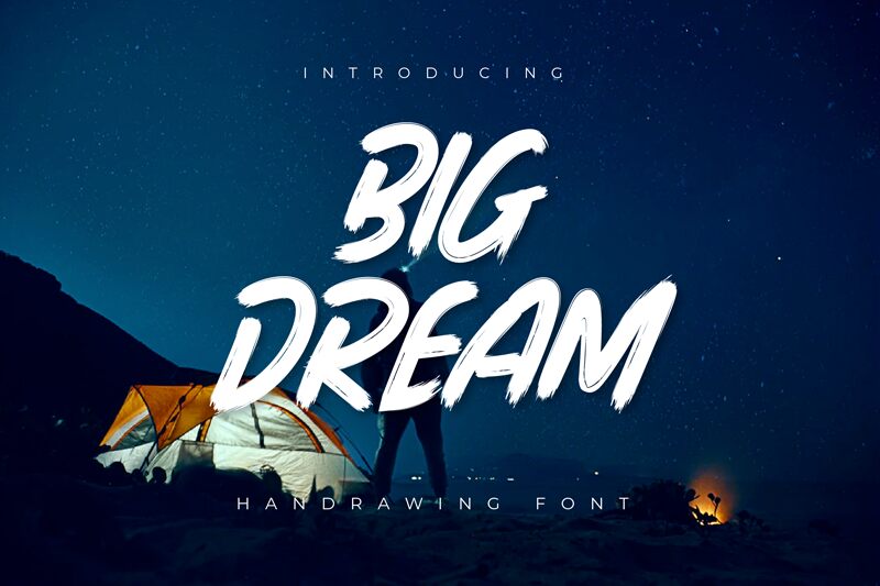 BIG DREAM Schriftart