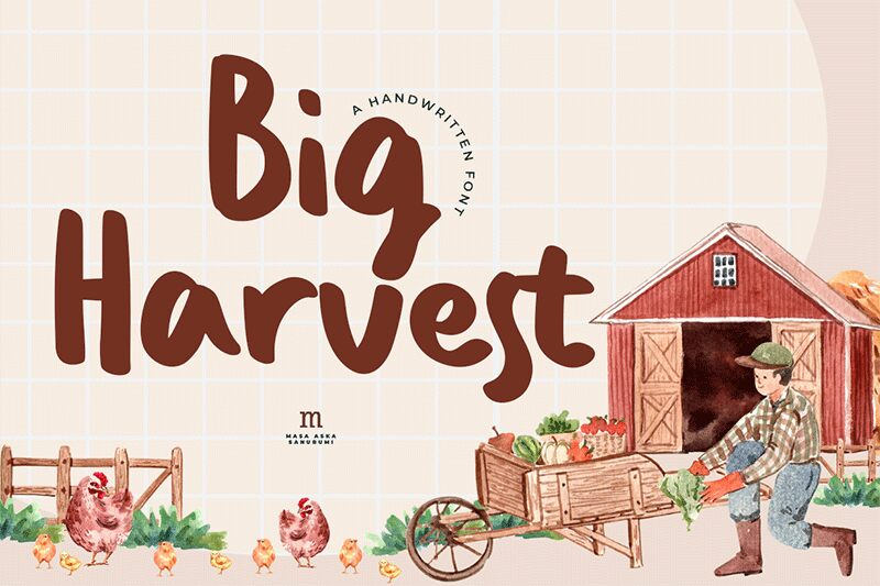 Big Harvest Schriftart