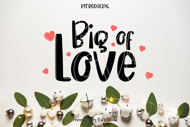 Big of Love Czcionka