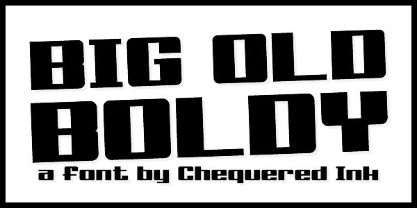 Big Old Boldy Czcionka