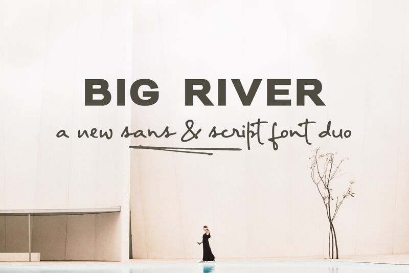 Big River Script Schriftart