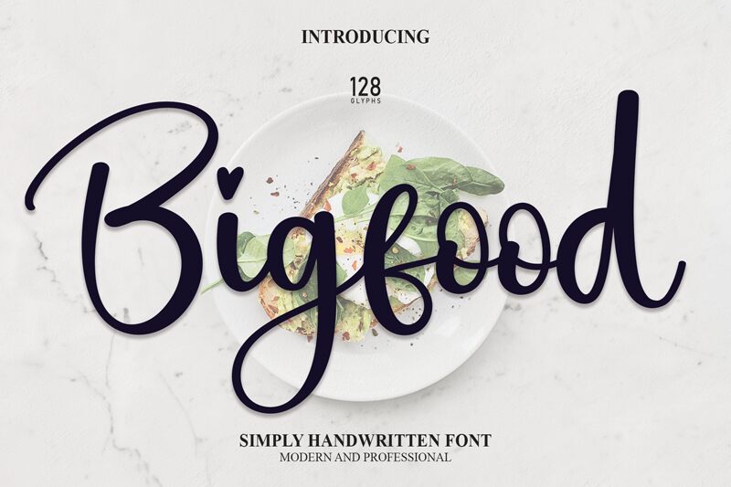 Bigfood フォント