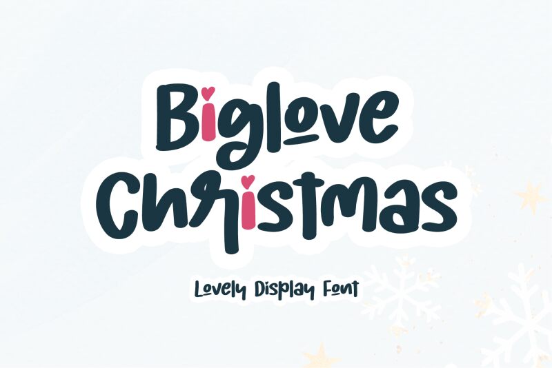Biglove Christmas Шрифт