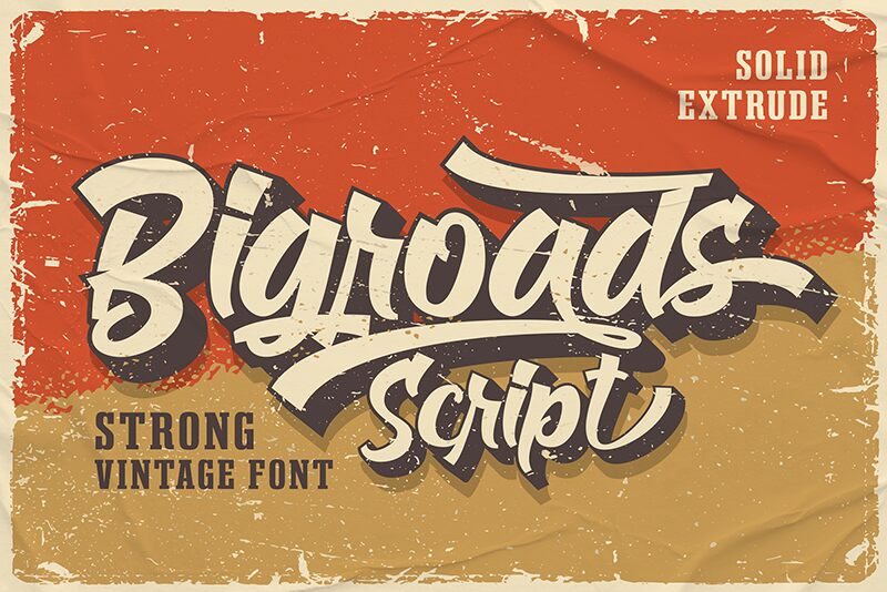 Bigroads Script Schriftart