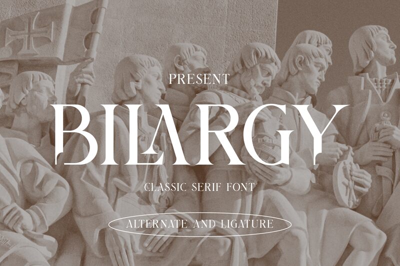 BILARGY Schriftart
