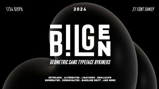 Bilgen Шрифт