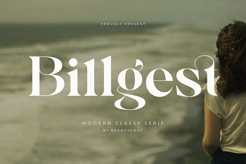 Billgest Schriftart