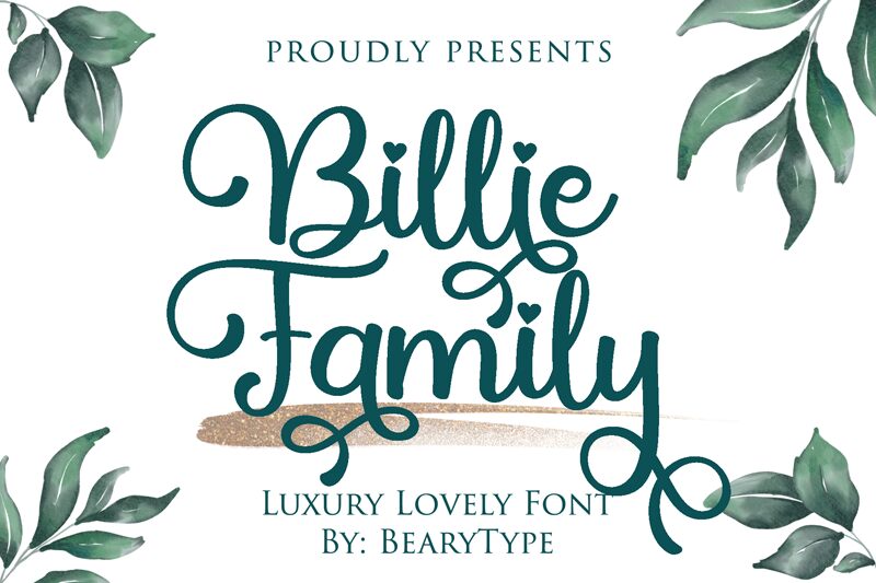 Billie Family フォント