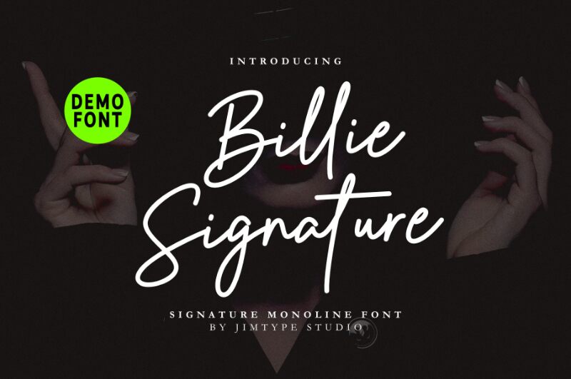 Billie Signature Carattere
