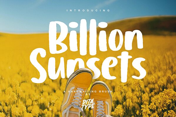 Billion Sunsets フォント