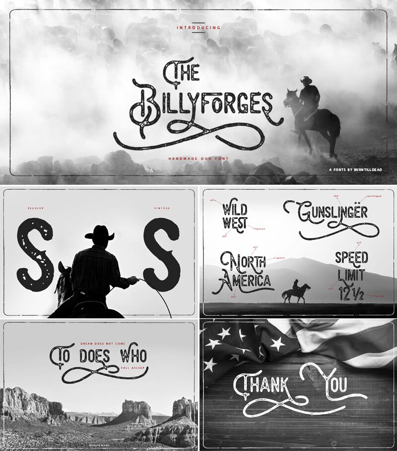 Billyforges Czcionka