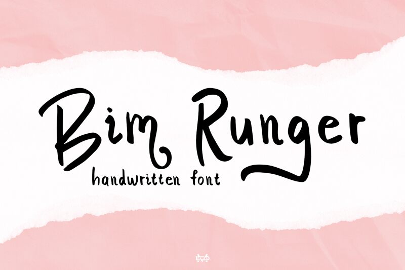 Bim Runger Schriftart