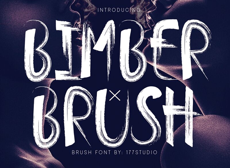 Bimber Brush Czcionka